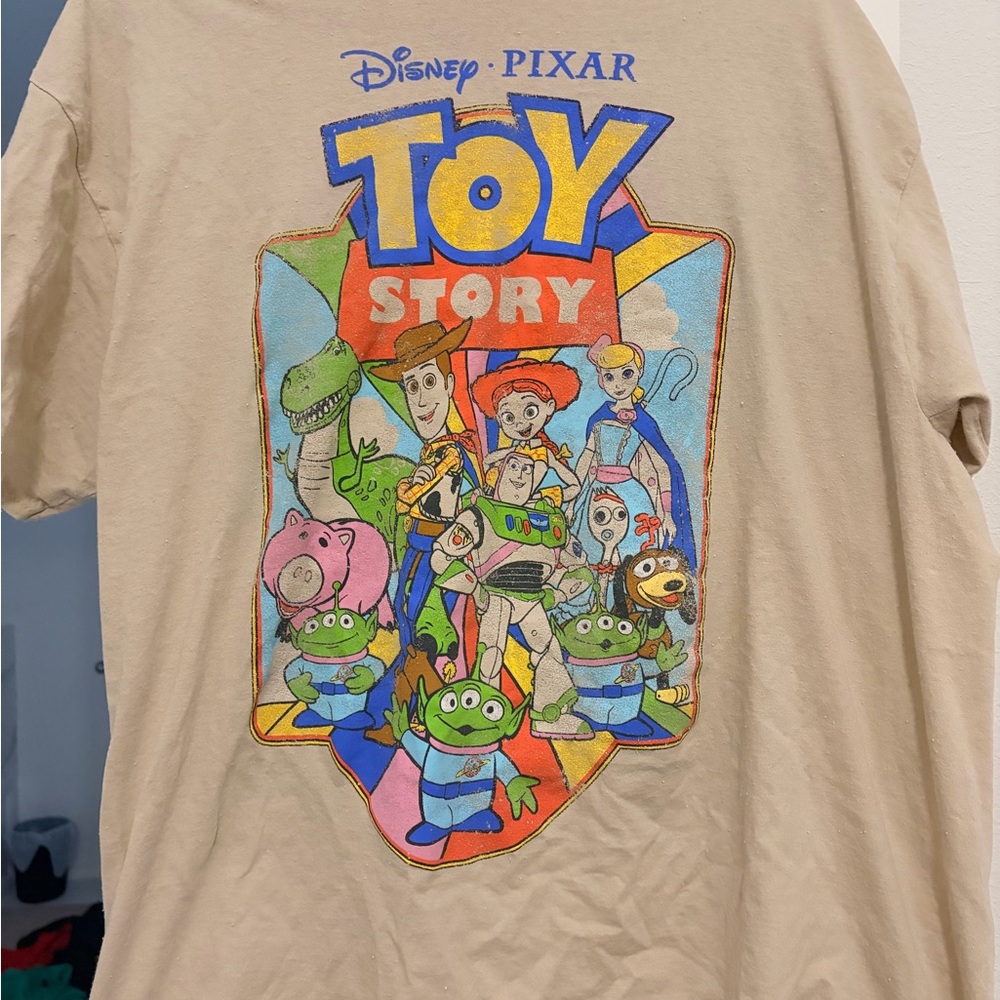 Disney Pixar Toy Story Beige Graphic Tee